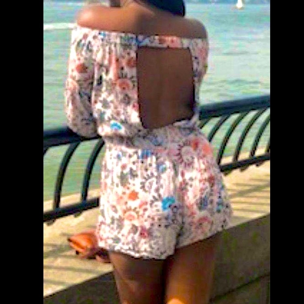 Free People Floral Romper